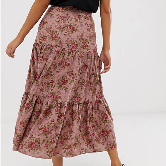 blu moon Dresses & Skirts - 🔥3 for 30 Blu Moon Grey Floral The Flynn Maxi Skirt